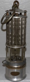 Aluminum Miners Lantern by Wolf Safety Lamp Company, New York