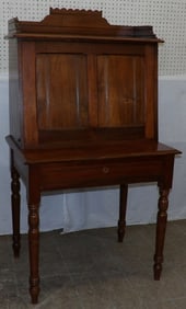 Antique Walnut Victorian Fall Front Desk
