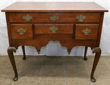 19th Century Cherry Queen Anne Lowboy