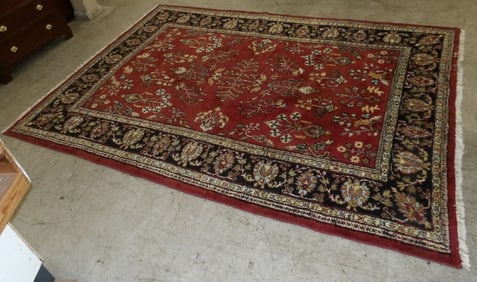 12' 6" x 8' 11" handmade oriental rug