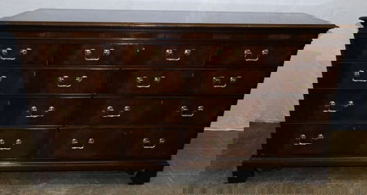 mahogany 9 drawer dresser by hickory chair" James river plantation"