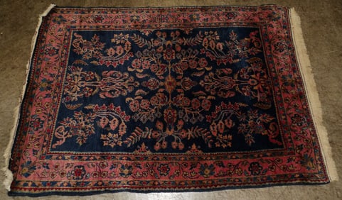 3'6" X 5' 3" antique handmade oriental rug