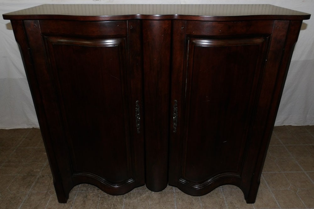 modern cherry 2 door cabinet (1 of 4)