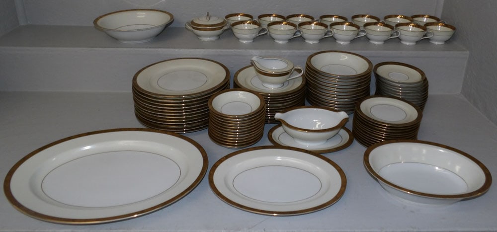 95 Pieces of Noritake China, "Goldkin" (1 of 9)