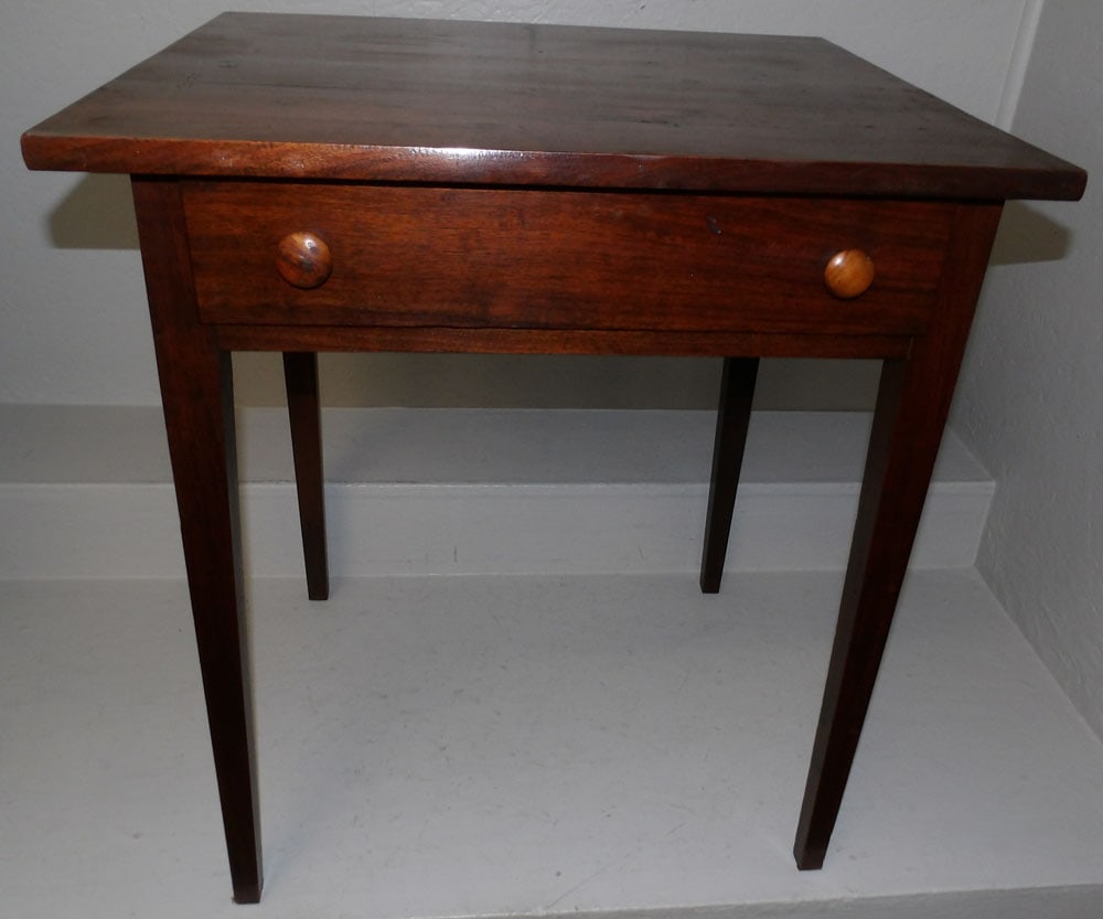 Walnut Bench made One Drawer Stand (1 of 5)