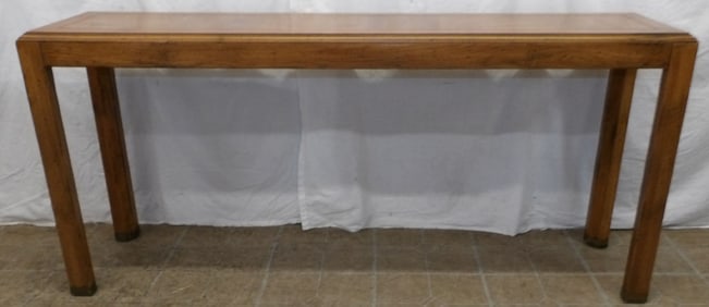 Mid Century Modern Oak Sofa Table
