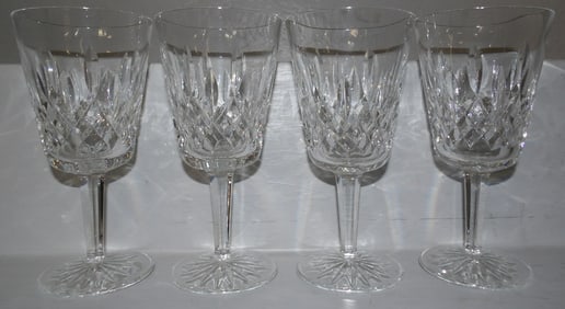 Four Waterford Crystal Wines