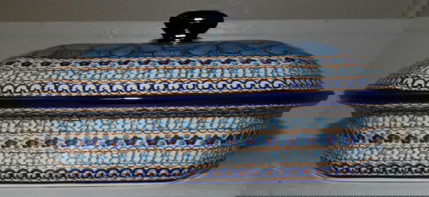 Hand Painted Polish Covered Casserole