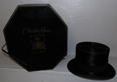 Beaver Silk Victorian Top Hat