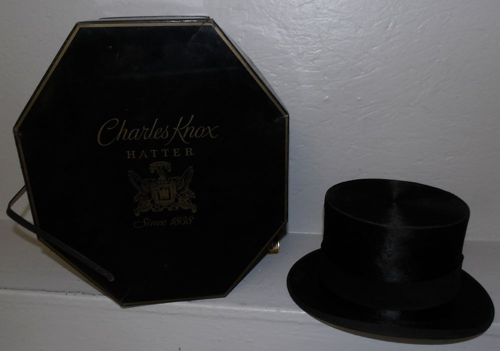 Beaver Silk Victorian Top Hat (1 of 4)