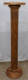 Antique Oak & Pine Pedestal