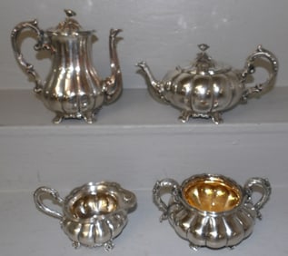 Four Piece Sheffield Tea Service