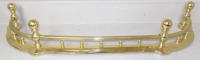 Polished Brass Fire Guard