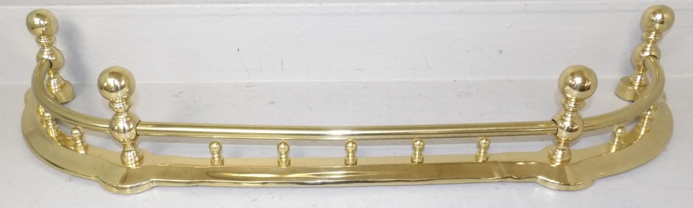 Polished Brass Fire Guard (1 of 4)