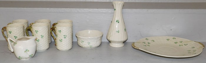 Lot of Irish Belleek Items