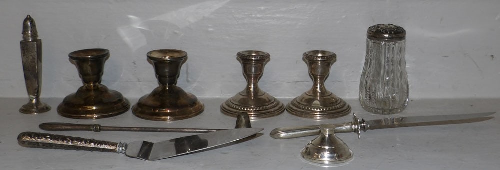 Lot of Sterling Weighted Items (1 of 4)