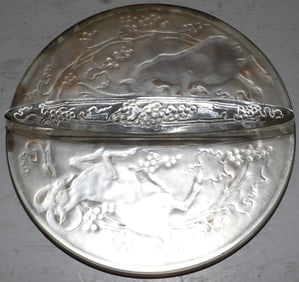 Lalique Deux Cheveres Hand Mirror