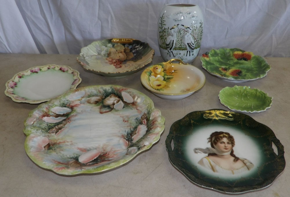 Lot of Hand Painted Porcelain Items