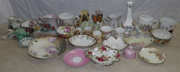 Lot of Hand Painted Porcelain Items