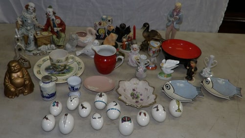 Lot of Painted Porcelain Items