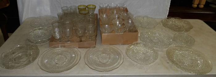 Lot of Glass Items
