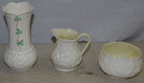Lot of Irish Belleek Items