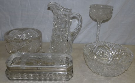 Lot of Cut Glass Items