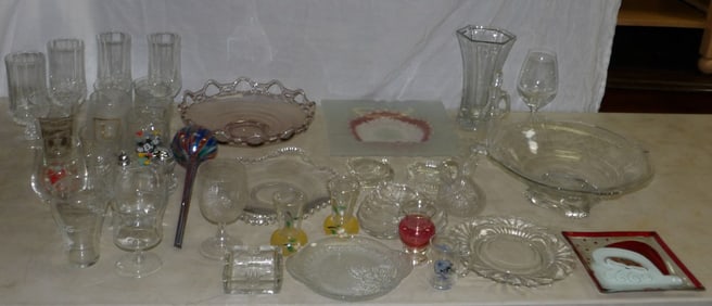 Lot of Glass Items