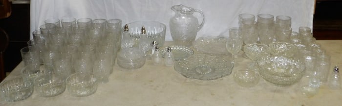 Lot of Press Glass Items