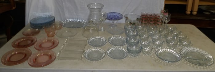 Lot of Glass Items