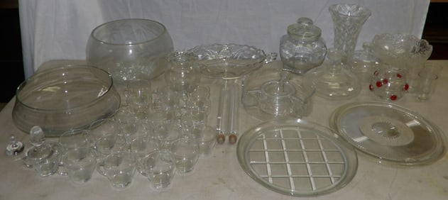 Lot of Glass Items