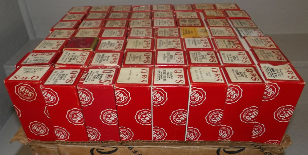 lot of piano rolls: lot of piano rolls . Up to 12 1/2" L ALL DESCRIPTIONS AND ANY CONDITION STATEMENT GIVEN BY LANGSTON AUCTION GALLERY ARE STRICTLY OPINIONS AND LANGSTON'S SHALL HAVE NO RESPONSIBILITY FOR ERRORS OR OMIS