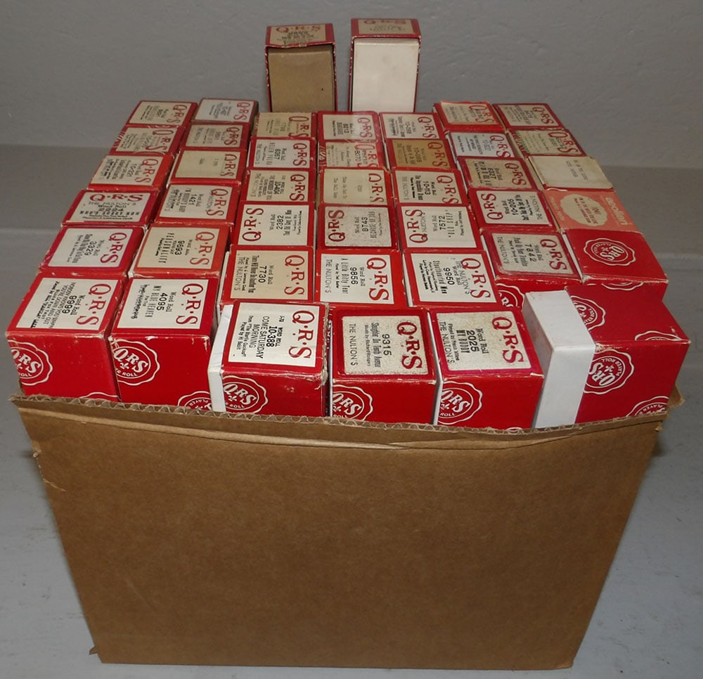 lot of piano rolls: lot of piano rolls . Up to 12 1/2" L ALL DESCRIPTIONS AND ANY CONDITION STATEMENT GIVEN BY LANGSTON AUCTION GALLERY ARE STRICTLY OPINIONS AND LANGSTON'S SHALL HAVE NO RESPONSIBILITY FOR ERRORS OR OMIS