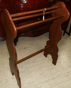 pine towel rack