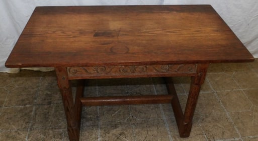 oak tea table