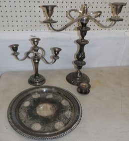 lot of silverplated items