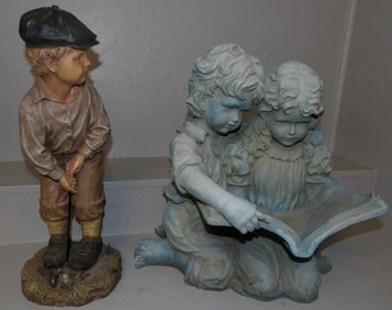 Two Resin Statues