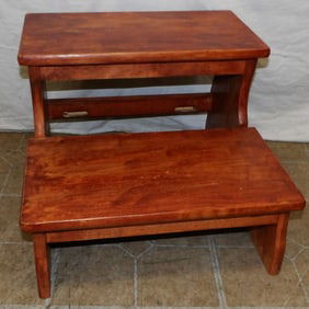 Mahogany Bed Steps