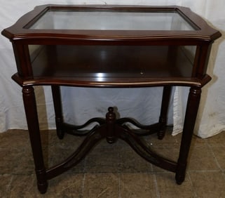 Cherry Showcase Top Stand