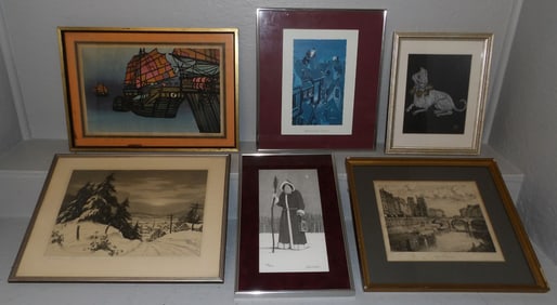 Lot of Framed Prints