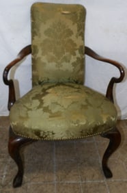 Mahogany Queen Anne Arm Chair