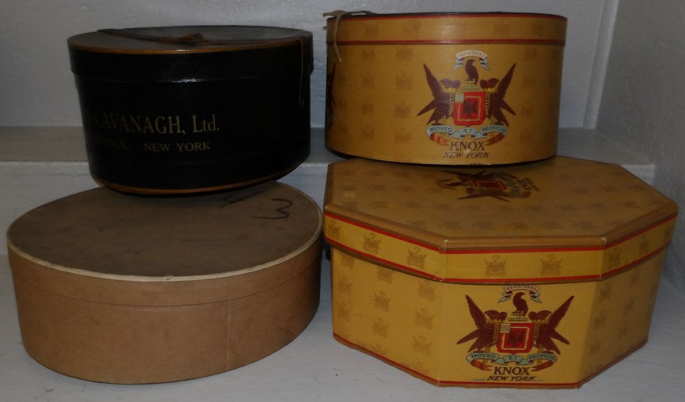 Lot of Vintage Hats in Original Boxes (1 of 14)