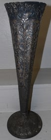 Silverplated Trumpet Vase