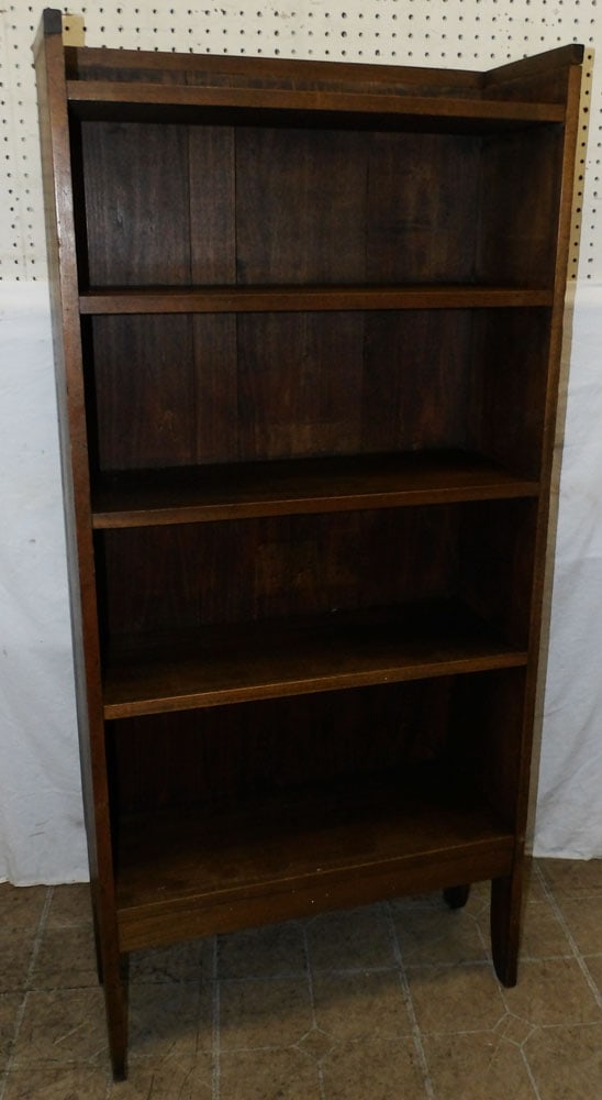 Antique Cherry Open Bookshelf (1 of 3)