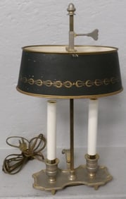 Painted Metal Bouillotte Lamp