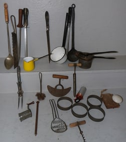 Lot of Metal Country Items