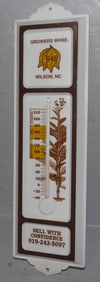 Growers Warehouse Wilson, N.C. Advertising Thermometer