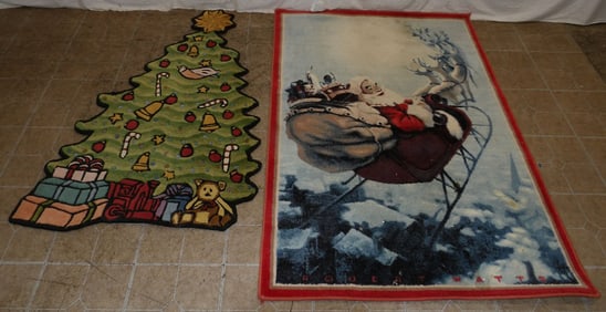 Two Machine Made Rugs