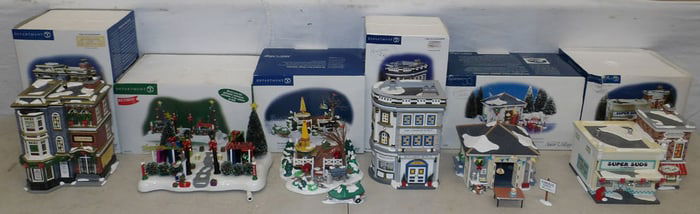 lot of department 56 Christmas villages