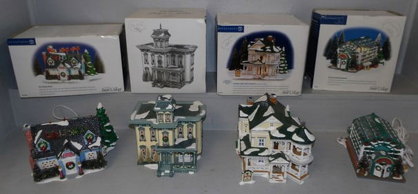 lot of department 56 Christmas villages